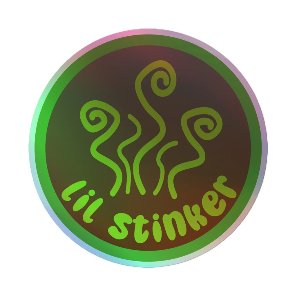 Lil Stinker Holographic Stickers